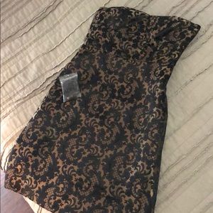 Ann Taylor Loft strapless cocktail dress